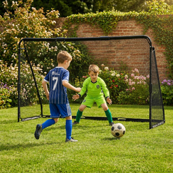 Futbola vārti ar tīklu 240 x 160 x 80 cm MOVEPRO