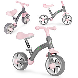 Bērnu pelēkais līdzsvara velosipēds