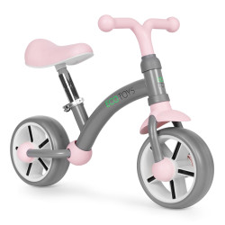 Bērnu pelēkais līdzsvara velosipēds