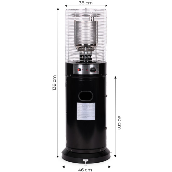 Kaasulämmitin puutarhaan/terassille 11 kW lasiputkella MultiGarden