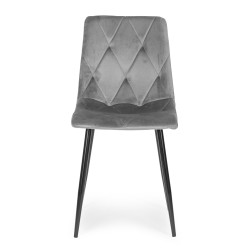 4 krēslu komplekts pelēkā krāsā ēdamistabai un viesistabai