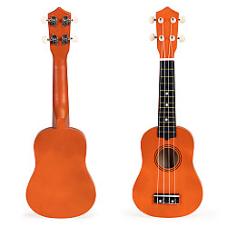 Koka ukulele bērniem, 4 neilona stīgas, ražotājs
