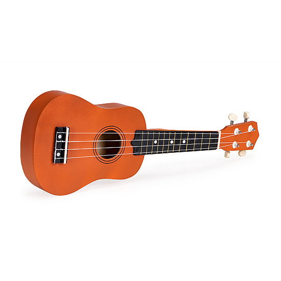 Puidust ukulele lastele, 4 nailonkeelt, tootja Muusikainstrumendid ECOTOYS