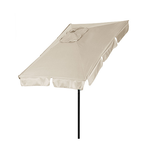 Didelis rusvas stačiakampis sodo skėtis 200 x 130 cm Multigarden