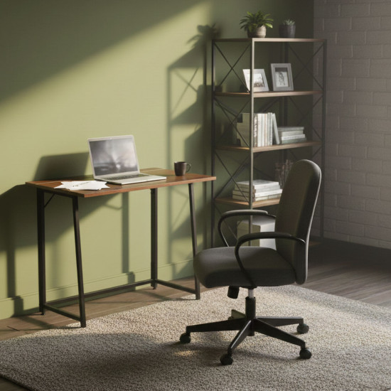 Saliekama tumši brūna datora galda virsma 80x45 cm ModernHome