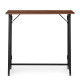 Saliekama tumši brūna datora galda virsma 80x45 cm ModernHome