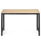 Rusvas kompiuterinis/mokyklinis stalas 120x60 cm ModernHome