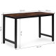 Dark Brown Computer/School Desk, 120x60 cm, ModernHome