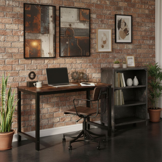 Dark Brown Computer/School Desk, 120x60 cm, ModernHome