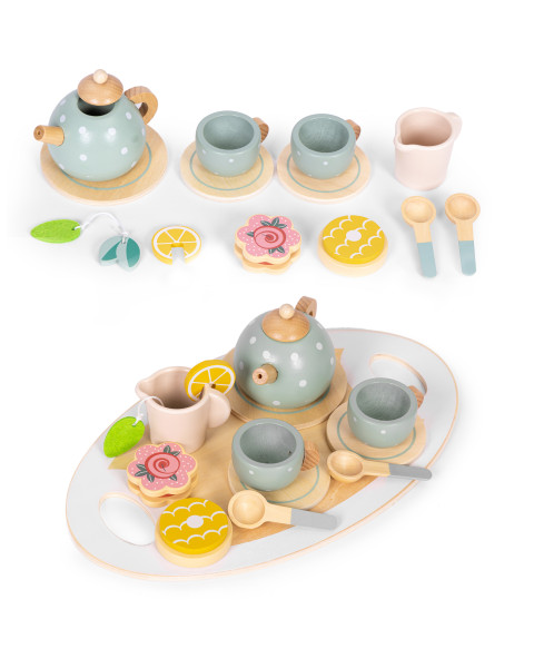 Koka tējas servīze, 14 daļas, ECOTOYS