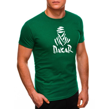 Zaļš vīriešu T-krekls Dakar