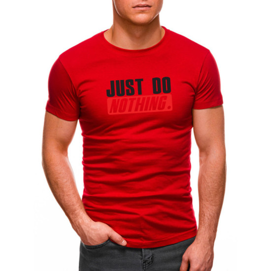 Sarkans vīriešu krekls Just do nothing JS/712005 - T-krekls Sarkans vīriešu krekls Just do nothing JS/712005