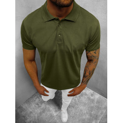 Vīriešu haki krāsas polo krekls Casual