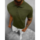 Vyriški chaki polo marškinėliai Casual JS/8T80/29 - Marškinėliai Vyriški chaki polo marškinėliai Casual JS/8T80/29