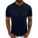 Vīriešu tumši zils polo krekls Casual JS/8T80/25 - T-krekls Vīriešu tumši zils polo krekls Casual JS/8T80/25