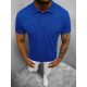 Vīriešu zils polo krekls Casual JS/8T80/65 - T-krekls Vīriešu zils polo krekls Casual JS/8T80/65