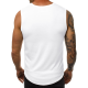 Balts vīriešu krekliņš bez piedurknēm Look JS/99001 - T-krekls Balts vīriešu krekliņš bez piedurknēm Look JS/99001
