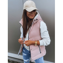 Promotion Pink vest with a hood Arsel