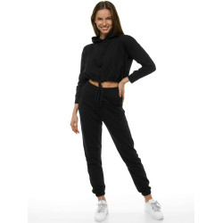 Melns sieviešu sporta kostīms Evelin Melns sieviešu sporta kostīms Evelin