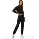 Black women's sports set Evelin O/12108 - For women Black women's sports set Evelin O/12108