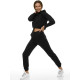 Black women's sports set Evelin O/12108 - For women Black women's sports set Evelin O/12108