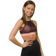 Black/pink sports bra dian JS/WX1092 - For women Black/pink sports bra dian JS/WX1092