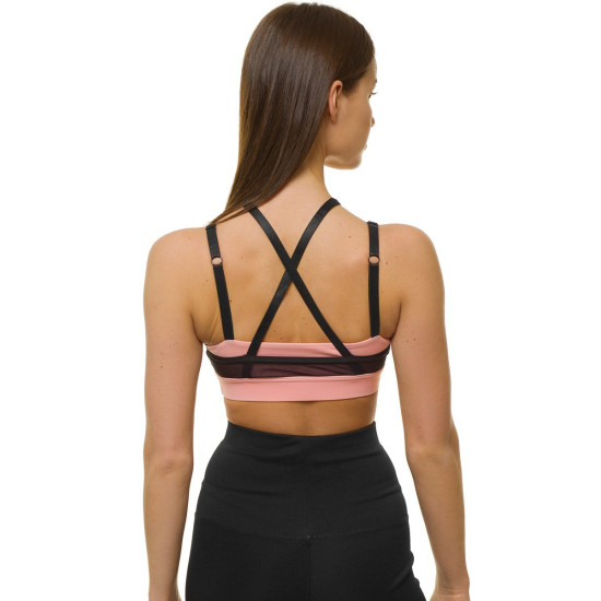 Black/pink sports bra dian JS/WX1092 - For women Black/pink sports bra dian JS/WX1092