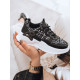 Sale Women's black casual shoes Tega ZY0121 - Action Sale Women's black casual shoes Tega ZY0121