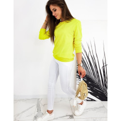 Sieviešu neona dzeltens džemperis Spring Sieviešu neona dzeltens džemperis Spring