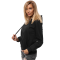 Black ladies hooded jumper Molin