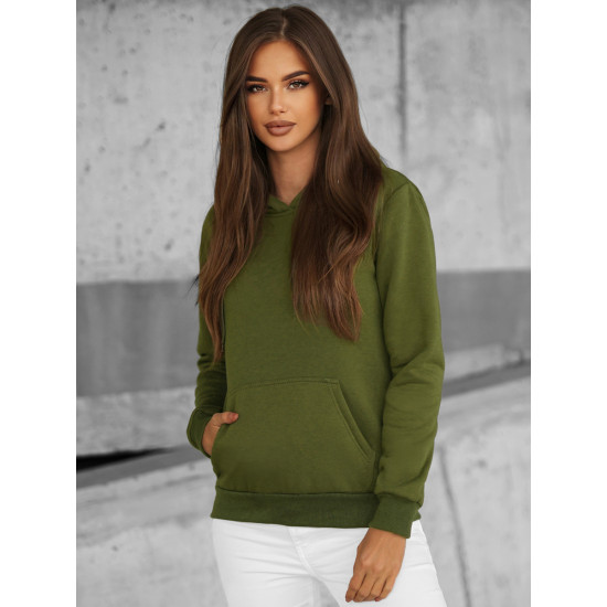 Khaki krāsas sieviešu kapucis Molin JS/W02 - Džemperi Khaki krāsas sieviešu kapucis Molin JS/W02