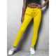 Women's yellow casual pants Flor JS/CK01 - Jeans and Trousers Women's yellow casual pants Flor JS/CK01