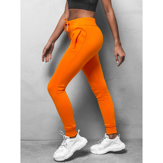 Sieviešu oranžās ikdienas bikses Flor JS/CK01 - Rīcība Sieviešu oranžās ikdienas bikses Flor JS/CK01