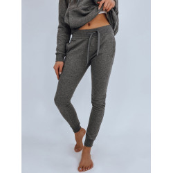 Sieviešu tumši pelēkas ikdienas bikses Flor Sieviešu tumši pelēkas ikdienas bikses Flor