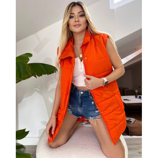Orange women's vest Lilit PK4054 - For women Orange women's vest Lilit PK4054