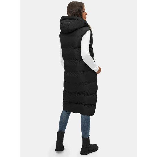 Black women's hooded vest Vivol JS/M728/39 - Action Black women's hooded vest Vivol JS/M728/39