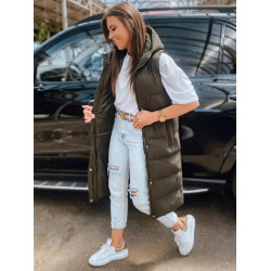 Zaļa sieviešu jaka ar kapuci Luves