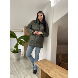 Stilīga sieviešu haki žakete Gebor Stilīga sieviešu haki žakete Gebor