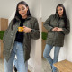 Stylish women's khaki jacket Gebor PK4034 - For women Stylish women's khaki jacket Gebor PK4034 Premium