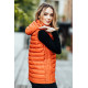 Oranža veste ar kapuci Dzil JS/M23039 - Sievietēm Oranža veste ar kapuci Dzil JS/M23039