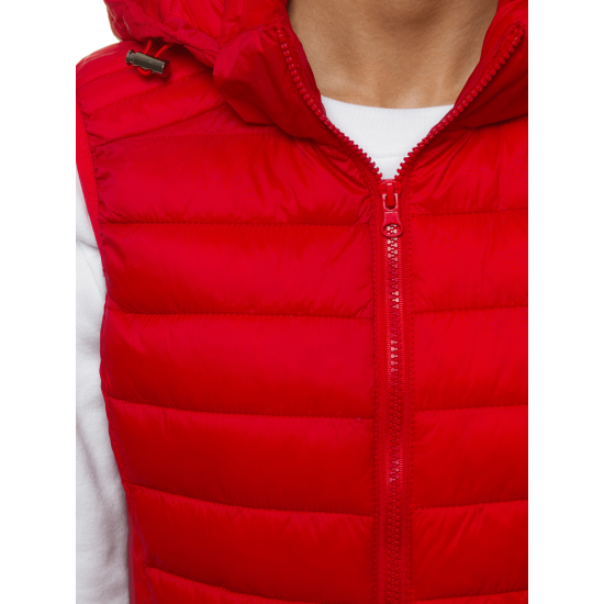 Sarkana veste ar kapuci Dzil JS/M23039/277