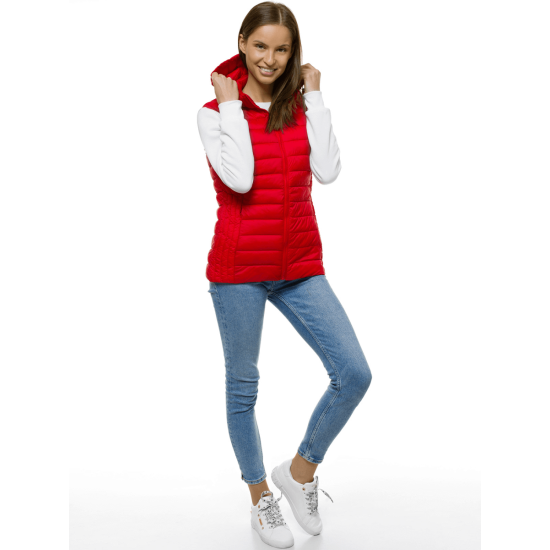 Sarkana veste ar kapuci Dzil JS/M23039/277
