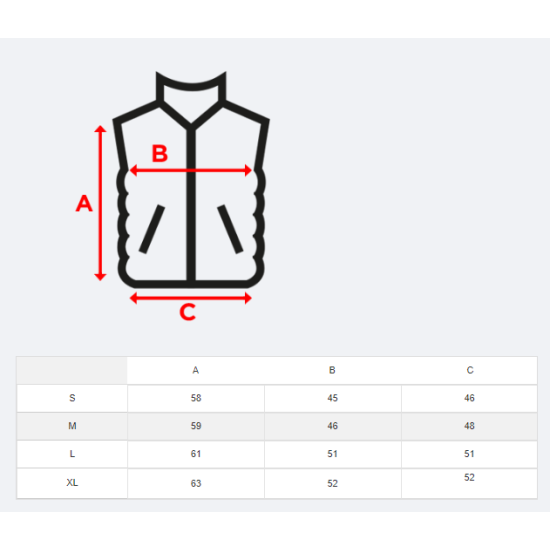 Sarkana veste ar kapuci Dzil JS/M23039/277