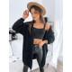 Black cardigan Meduza MY1587 - For women Black cardigan Meduza MY1587