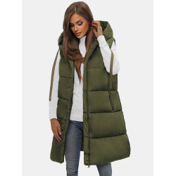 Sieviešu garā veste zaļā krāsā Potom