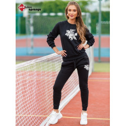 Sieviešu melns sporta komplekts Vytis