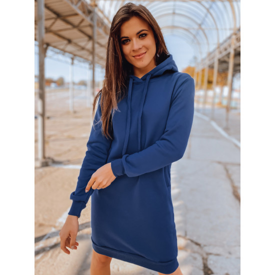 Sieviešu tumši zila kleita ar kapuci Margaret JS/YS10005/25