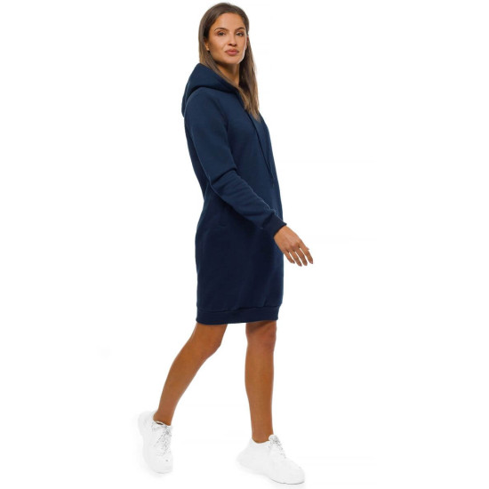 Sieviešu tumši zila kleita ar kapuci Margaret JS/YS10005/25