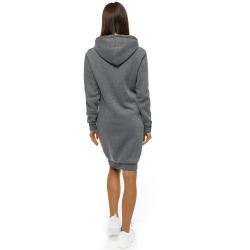 Sieviešu tumši pelēka kleita ar kapuci Margaret Sieviešu tumši pelēka kleita ar kapuci Margaret