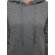 Women's dark gray hooded dress Margaret JS/YS10005/5 - For women Women's dark gray hooded dress Margaret JS/YS10005/5